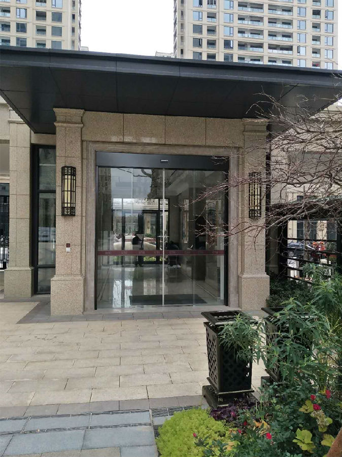 寧波寧海得力和溪園小區,斯納昂自動門,斯納昂感應門,斯納昂旋轉門